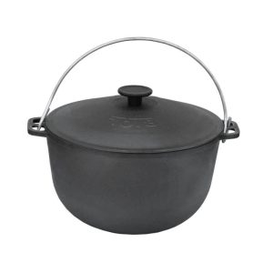 Ceaun fonta cu capac fonta 10L
