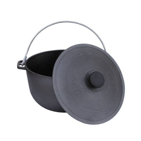 Ceaun fonta cu capac fonta 10L - imagine 2