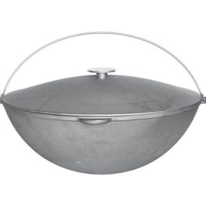 Ceaun fonta tataresc cu capac 12l