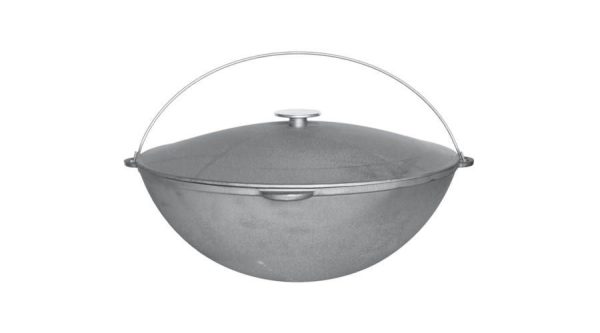 Ceaun fonta tataresc cu capac aluminium 32l