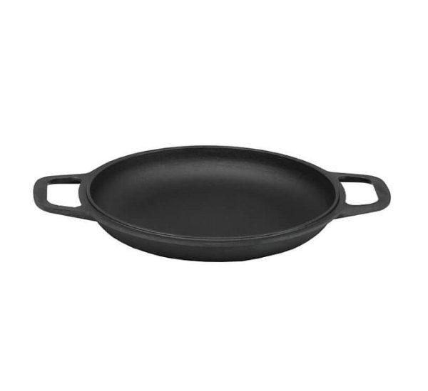 Cratita plata din fonta pentru prajit 28cm