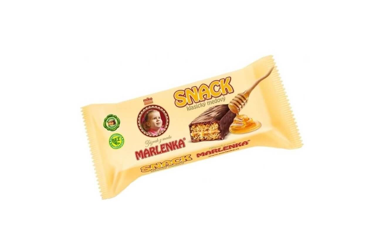 Snack Marlenka clasic cu miere si nuca 50g