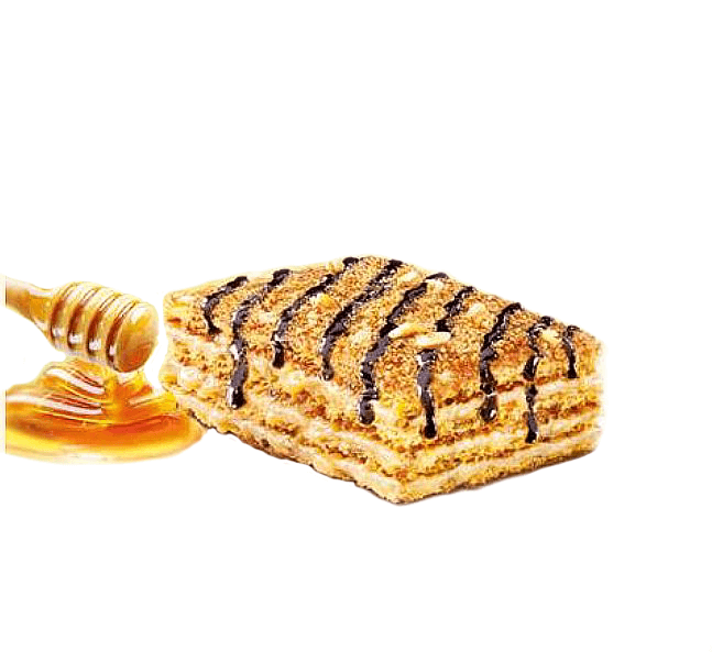 Tort Marlenka clasic cu miere si nuca 100g