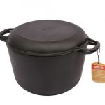 Oala fonta cu capac de  fonta 6l