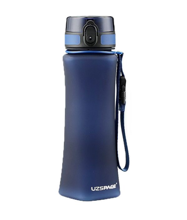 Sticla apa slim Uzspace Tritan, fara BPA cu capac 700ml albastru