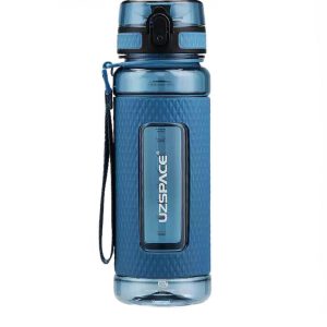 Sticla apa Uzspace Sport Tritan, fara BPA cu capac 800ml albastru