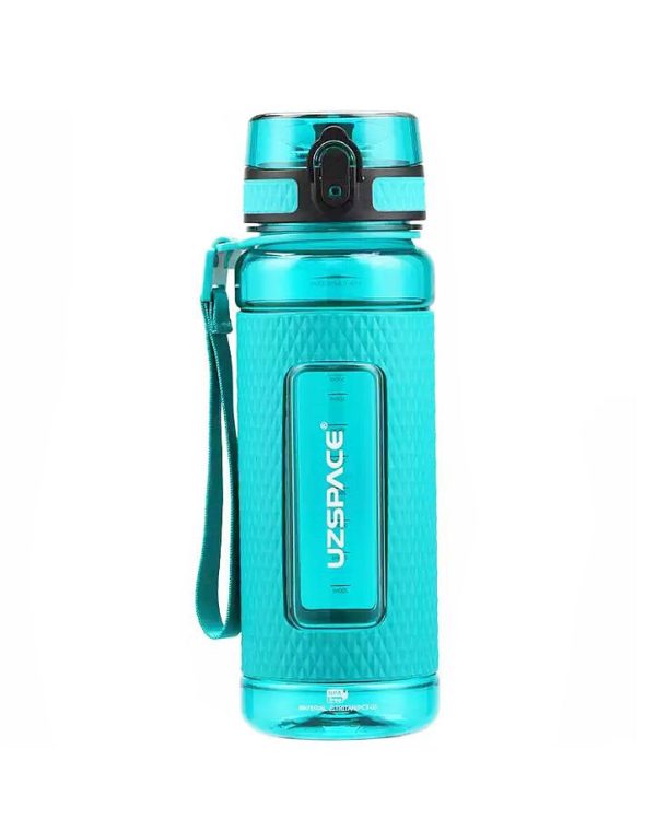 Sticla apa Uzspace Sport Tritan, fara BPA cu capac 800ml verde