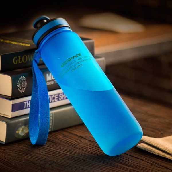 Sticla apa Uzspace Tritan, fara BPA cu capac 650ml albastru - imagine 4