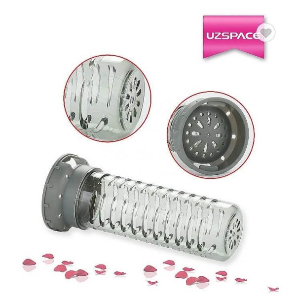 Sticla apa Uzspace Tritan, fara BPA cu capac 700ml roz - imagine 3