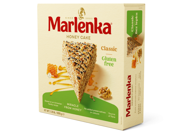 Tort Marlenka classic cu miere 800g - FARA GLUTEN -