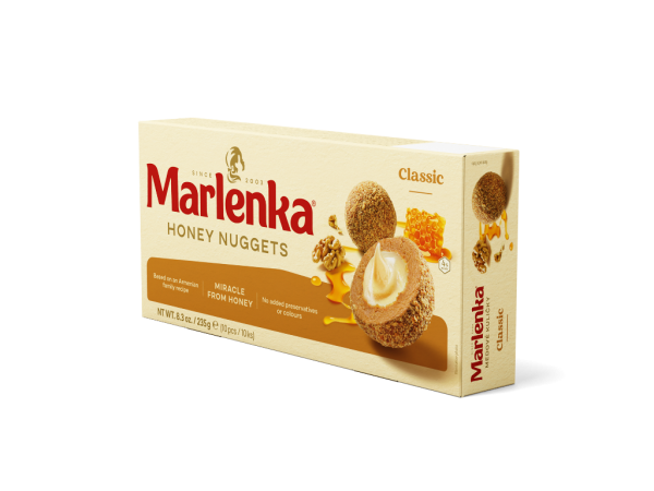 Bile Marlenka clasice cu miere si nuca 235g