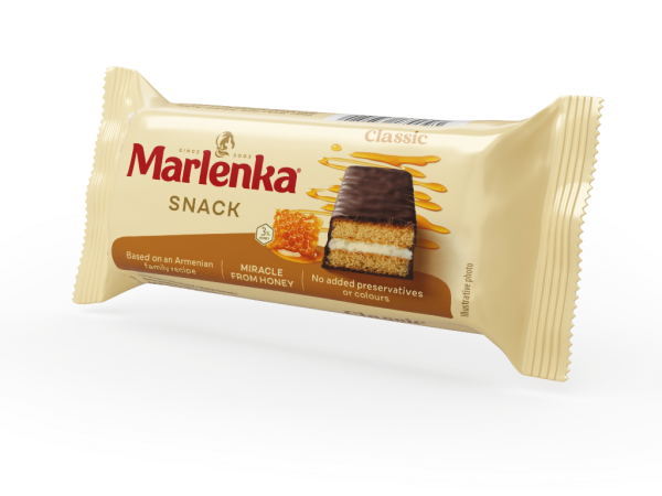Snack Marlenka clasic cu miere si nuca 50g