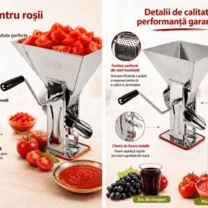 Mașină de pasat și măcinat roșii din inox O.M.A.C. Velocissima – Made in Italy