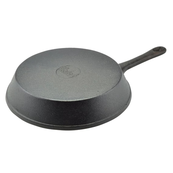 Tigaie din fontă 26 cm – neagră, cu mâner lung