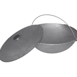 Ceaun fonta tataresc cu capac 18l