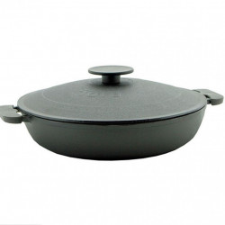 Cratita fonta cu capac 36cm
