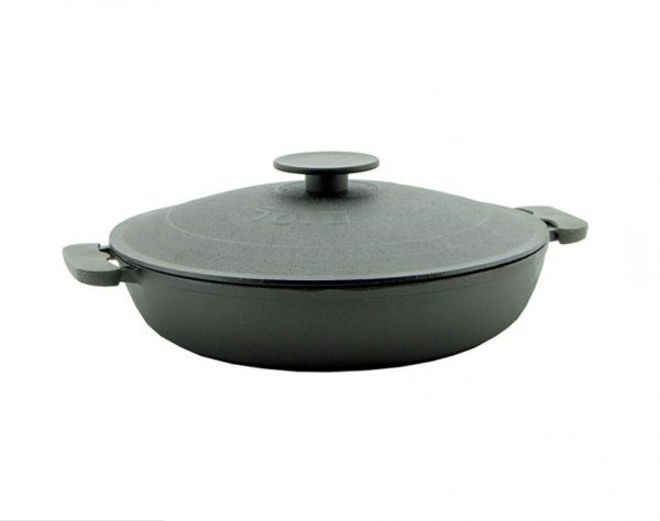 Cratita fonta cu capac 32cm