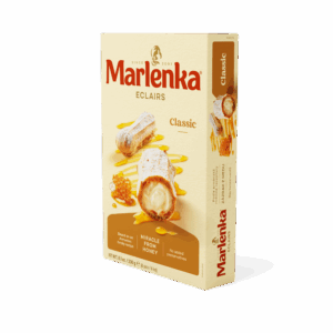 Eclaire Marlenka cu Cremă de Vanilie 230g – Desert Fără Conservanți, cu Miere Naturală și Gust Autentic