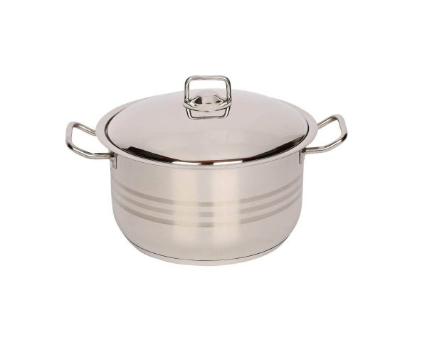 Oala inox 54L cu capac inox