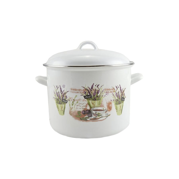 Oala emailata cu capac 26cm - 10.4l