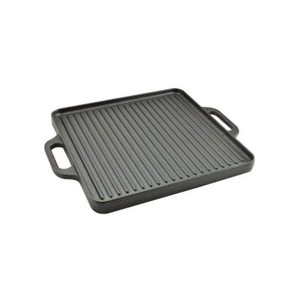 Plita fonta cu manere-2 fete 33*33cm