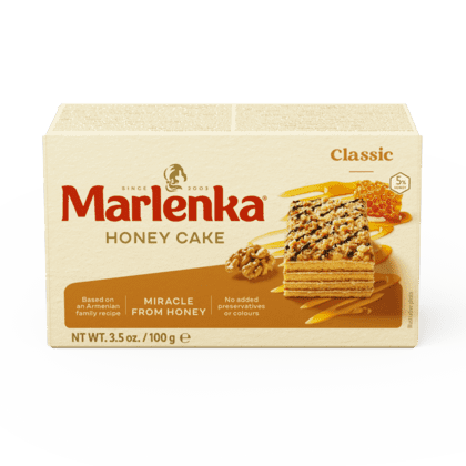 Tort Marlenka cu Miere și Nuci – 100 g - imagine 3
