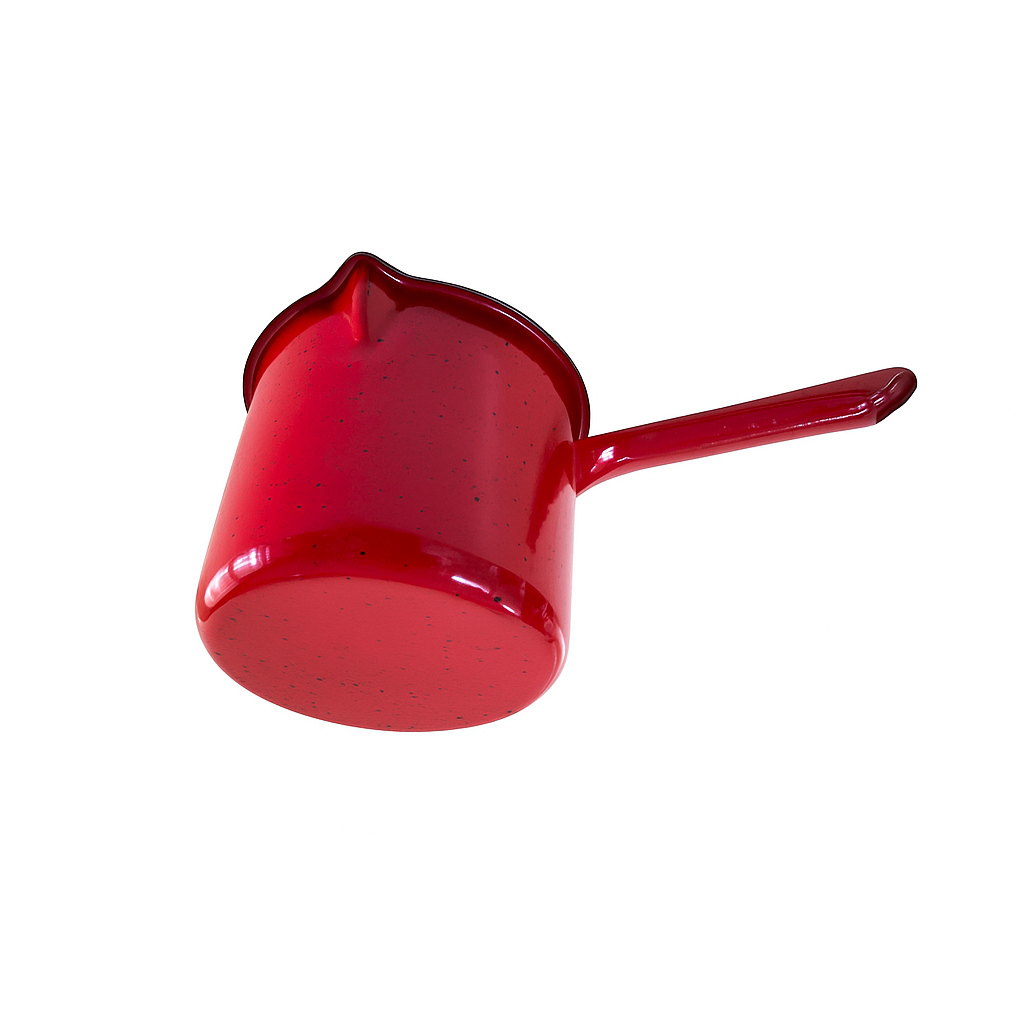 Ibric cilindric emailat 1L