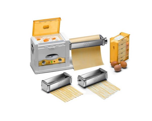 Marcato Pasta Fresca mașină electrică pentru paste și frământari cu 3 forme - imagine 2
