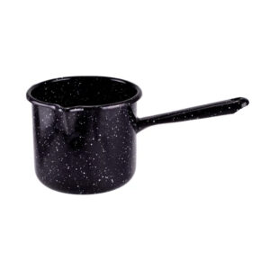 Ibric din metal emailat cu cioc și mâner – 1 litru