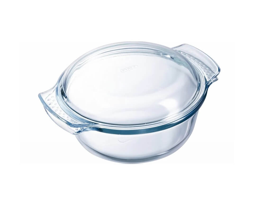 Vas termorezistent rotund cu capac 4.9L PYREX IRRESISTIBLE