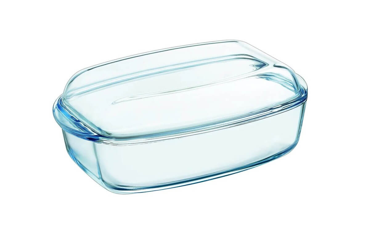 Vas termorezistent rectangular cu capac 6.5L PYREX ESSENTIALS