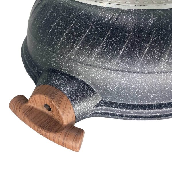 Wok antiaderent cu capac 32cm - imagine 3