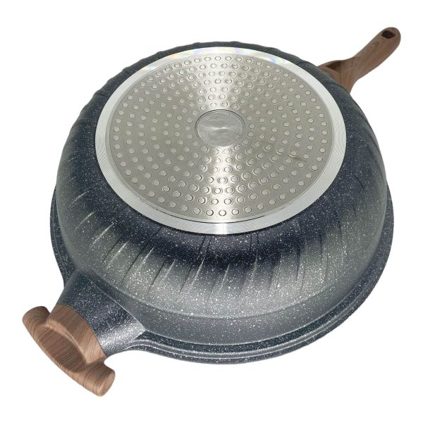 Wok antiaderent cu capac 32cm - imagine 4
