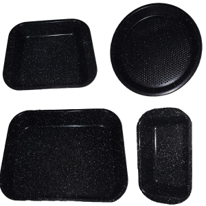 Set de tavi Royalty Line cu acoperire antiaderentă, 4 piese.