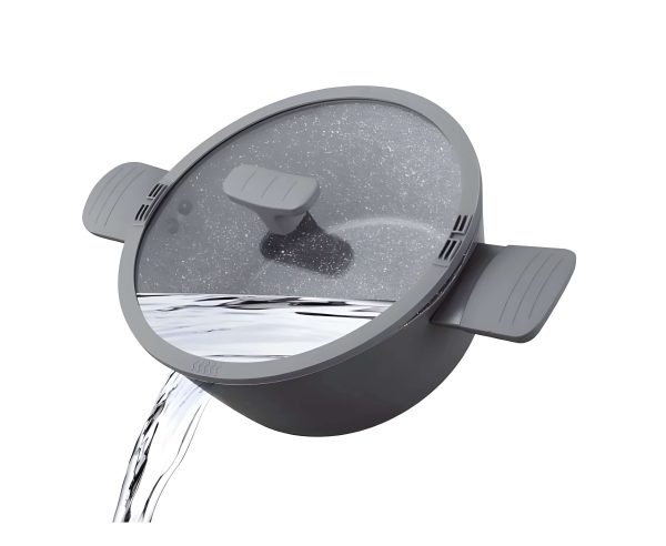 Cratita antiaderentă cu filtru și gura de scurgere 24cm - imagine 2