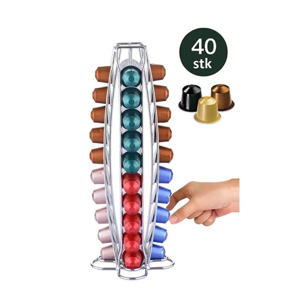Suport pentru capsule metalice Cheffinger Nespresso 40pcs