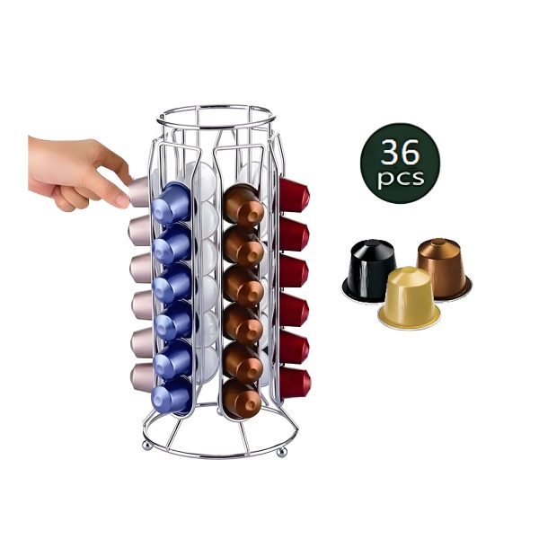 Suport pentru capsule metalice Cheffinger Nespresso 36pcs