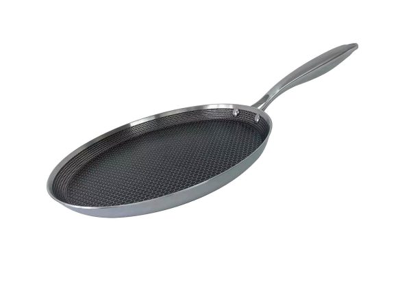 TIGAIE CLATITA DIN OȚEL INOXIDABIL 28CM - imagine 2