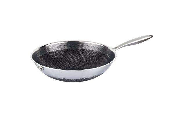 Wok DIN OȚEL INOXIDABIL 28CM