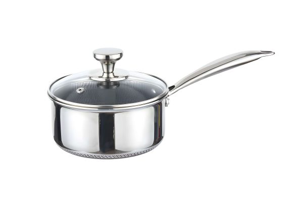 Set de vase de gătit din oțel inoxidabil cu acoperire antiaderentă 10buc. Cheffinger - imagine 2