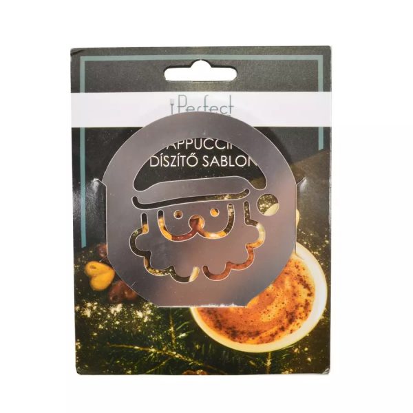 Șablon pentru decorarea cappuccino-ului și prăjiturilor, de Crăciun, 1 buc. - imagine 5