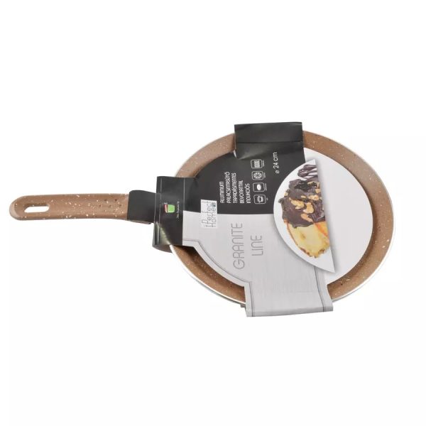 Tigaie pentru clătite cu strat antiaderent, diametrul de 24 cm. - imagine 2