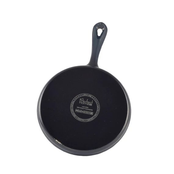 Tigaie Mini pentru Clătite din Fontă Emaiată, Albastru Oțel, 20 cm
