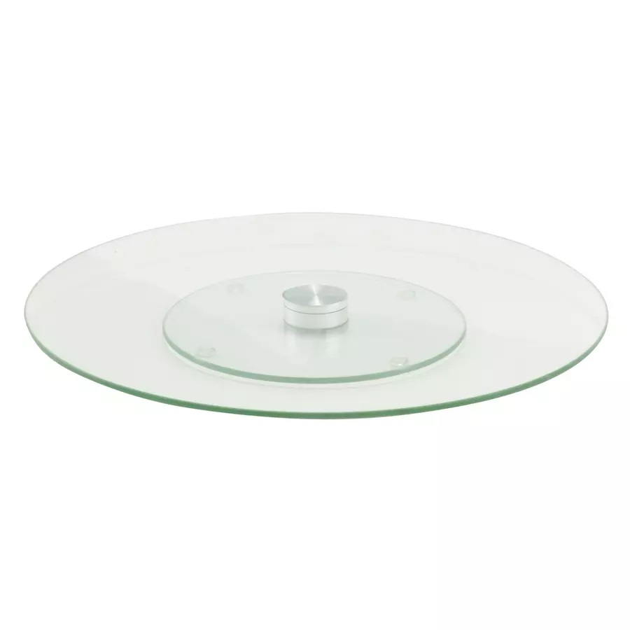 Platou de sticlă rotativ pentru tort, 34 cm