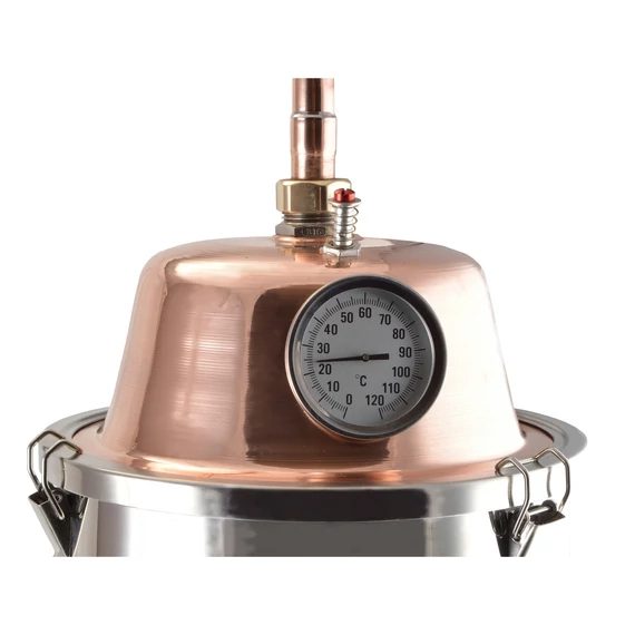 Set cazan de distilare cupru–inox – 58 litri