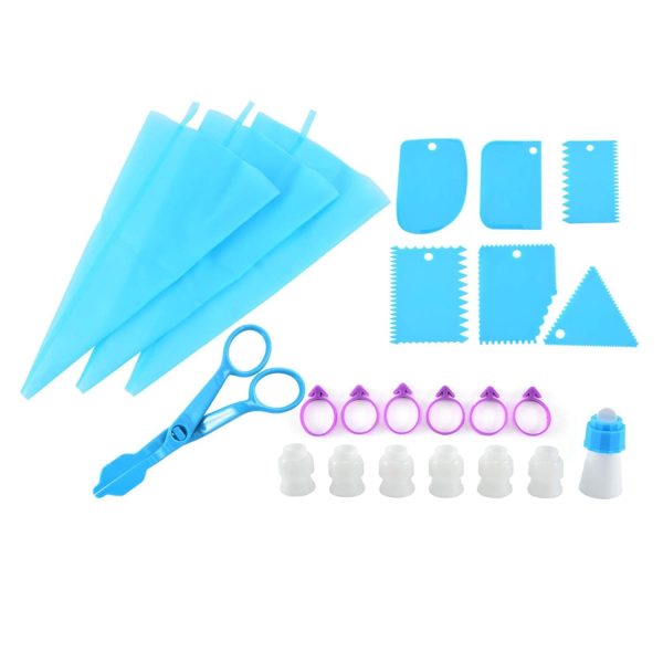 Set de Patiserie cu 110 de Piese și Șabloane pentru Decorarea Torturilor și Prăjiturilor - imagine 5