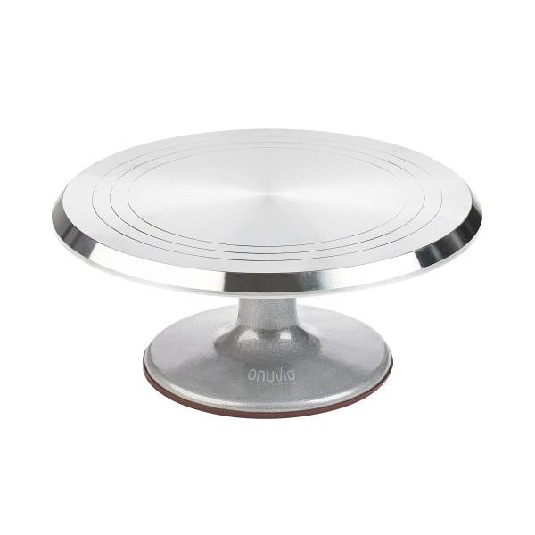Tava Rotativă pentru Decorațiuni Torturi, Stabilă și Ușor de Curățat, 30 cm, 1,8 kg