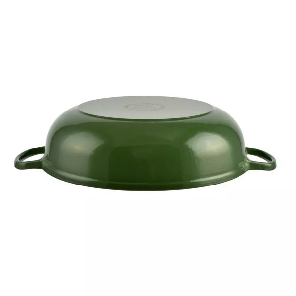 Cratita din Fontă Emailată 27 cm, Verde - imagine 6