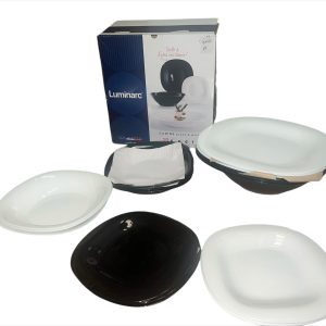 Set serviciu de masa Luminarc Carine, 19 piese, lipsă 2 buc, una ciobită