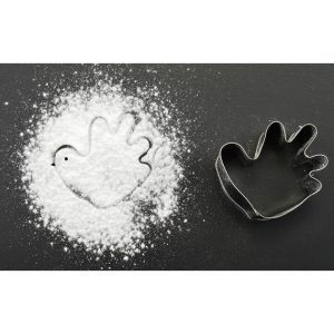 Formă de Decupaj din Oțel Inoxidabil ,  Porumbel și Mână